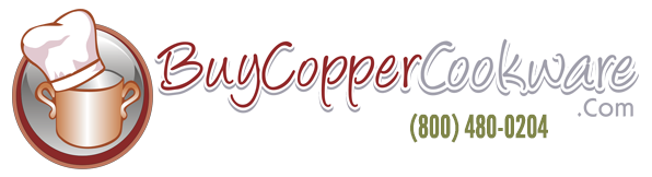 Copper pots and pans from Buy Copper Cookware
